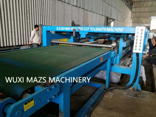 Automation pour la coupe inoxydable de plaque d'acier – ligne de la longueur de machine avec mA à haute précision 3X1600mm