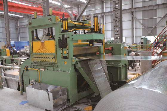 machine de fente en acier de bobine de 3-12mm, machine de fente de la haute précision 350KW
