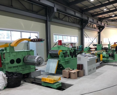 Machine de fente de cuivre automatique de bande 90KW avec le tendeur réglable