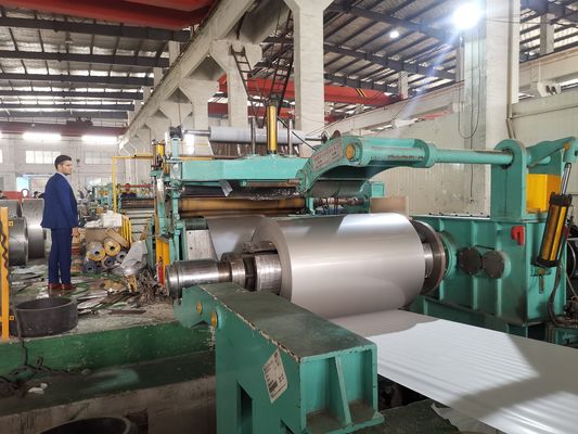 machine de fente en acier de bande de 50-1500mm pour la largeur de bobine/largeur de coupe